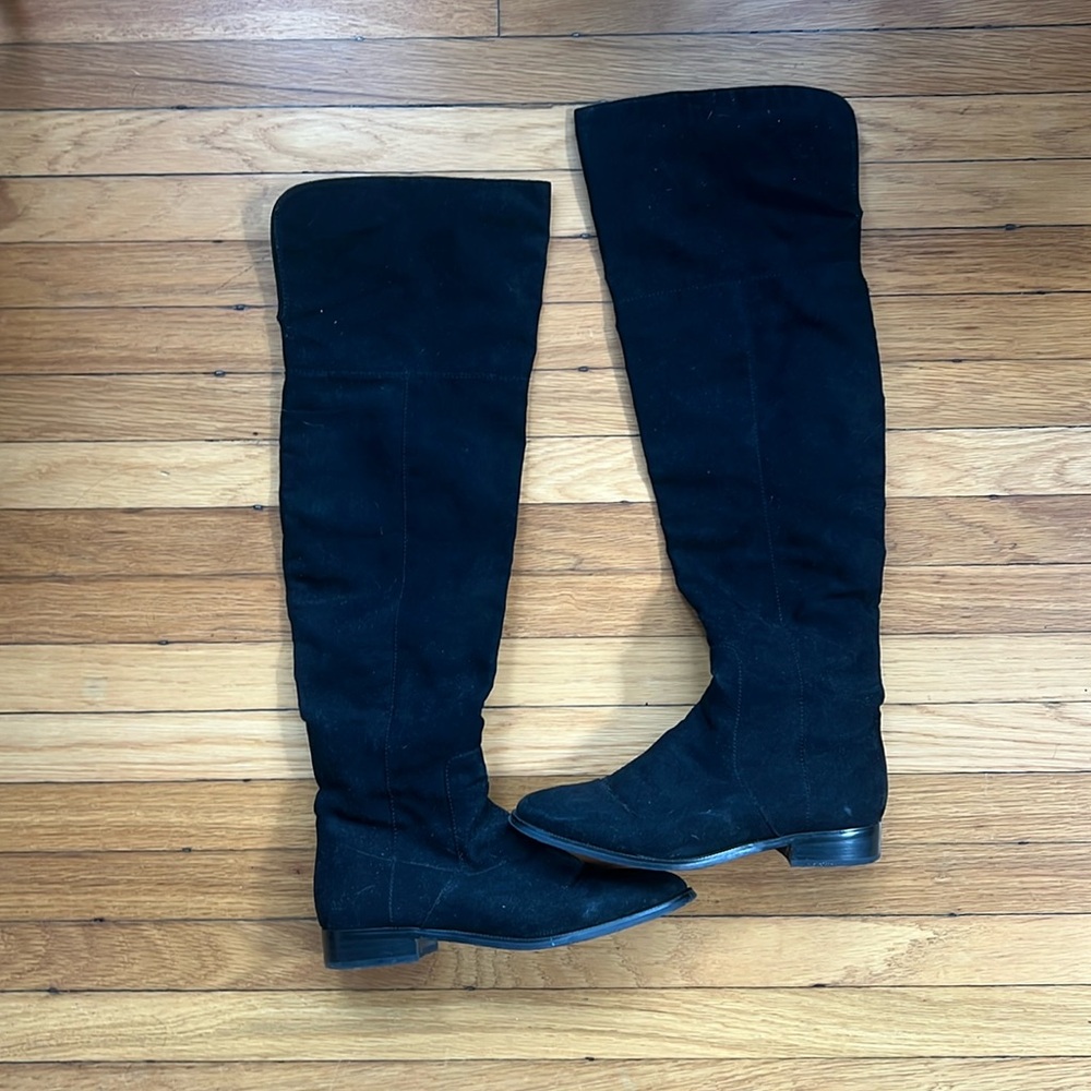 Black Over-the-Knee Women's Boots